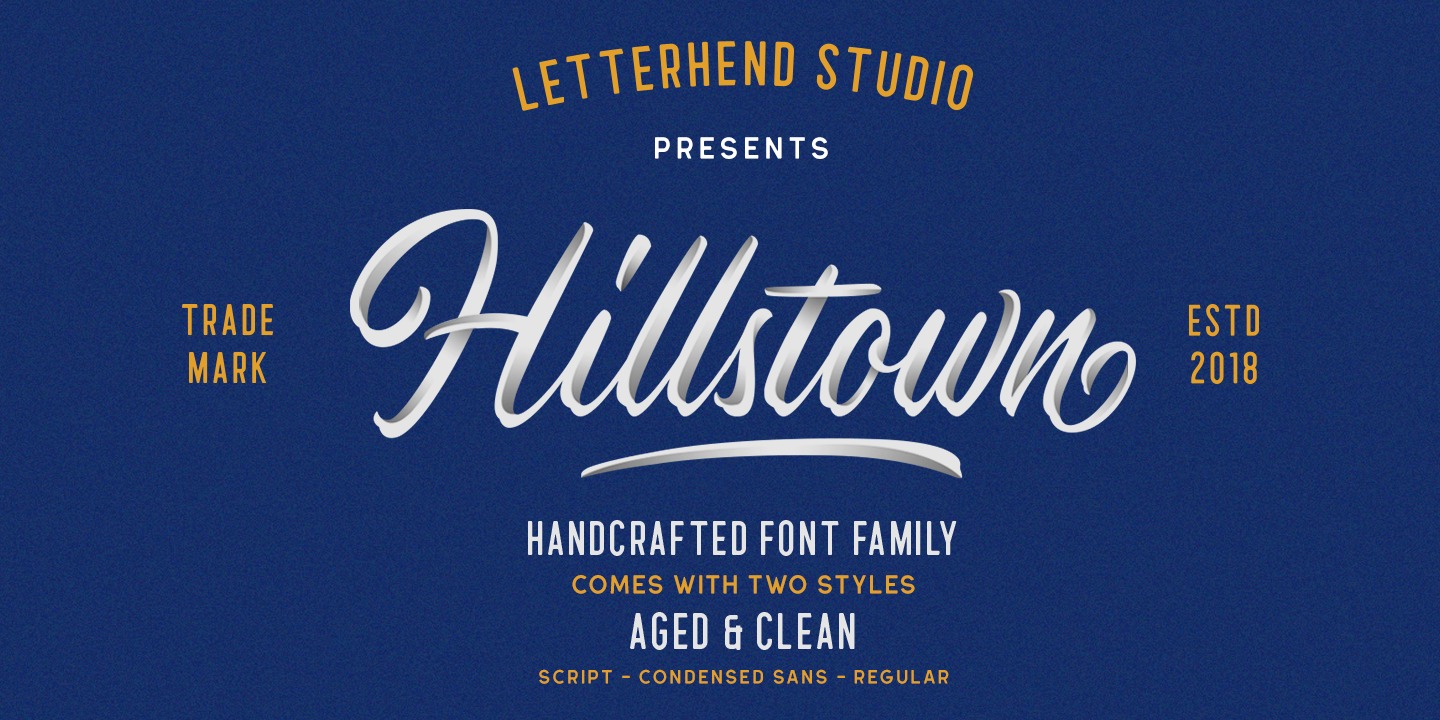 Hillstown Font preview